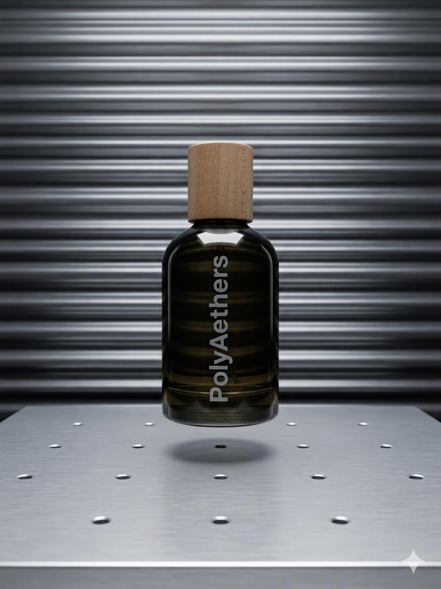 Frasco de perfume personalizado con grabado PolyAethers